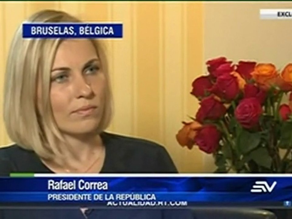 Presidente Correa dice que concentraciones opositoras tienen asesoría internacional
