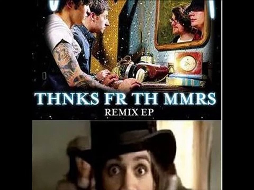 Thnks fr th mmrs/I Write Sins Mashup - Fall Out Boy/Panic at the Disco