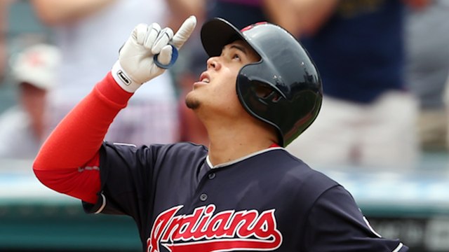 Indians Rookie Records First Hit, HR