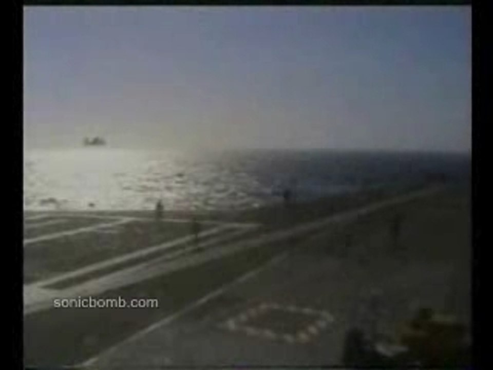 Super Etandard takeoff/crash