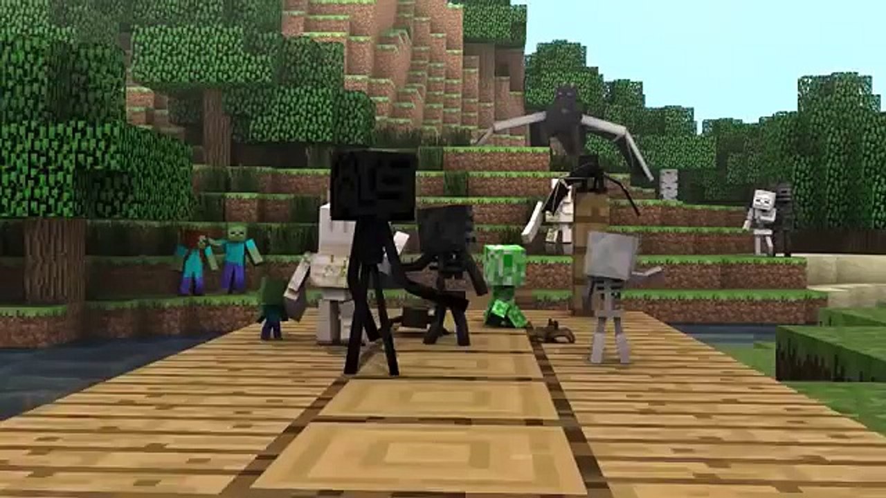 Monster School Minecraft Preschool and Herobrine s Cat   Minecraft Animations