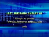 1967 Carroll Shelby Ford Mustang GT TV Commercial 67