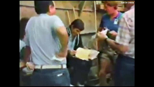 Leonard Nimoy in 1984 behind-the-scenes footage of Star Trek III: The Search for Spock