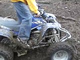 2003 Yamaha Blaster on the track full of mud