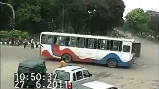 Live Bus Accident