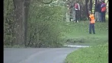 206 WRC en feu [2004]