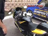 Suzuki Motorcycle Gas Tank Paintless Dent Repair / Removal PDR- San Diego