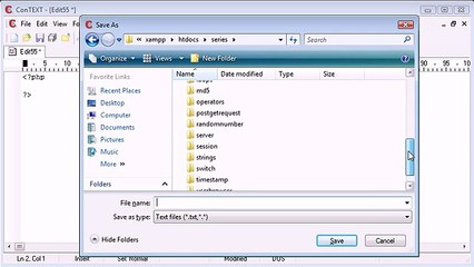 _Beginner PHP Tutorial - 5 - Writing Your First PHP File_‏