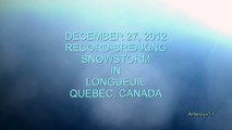 [HD] Record-Breaking Snowstorm, Dec 27, 2012, Longueuil, Quebec, Ca