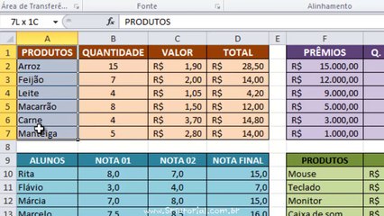 Curso Excel 2010 / Aula 17 - Gráficos