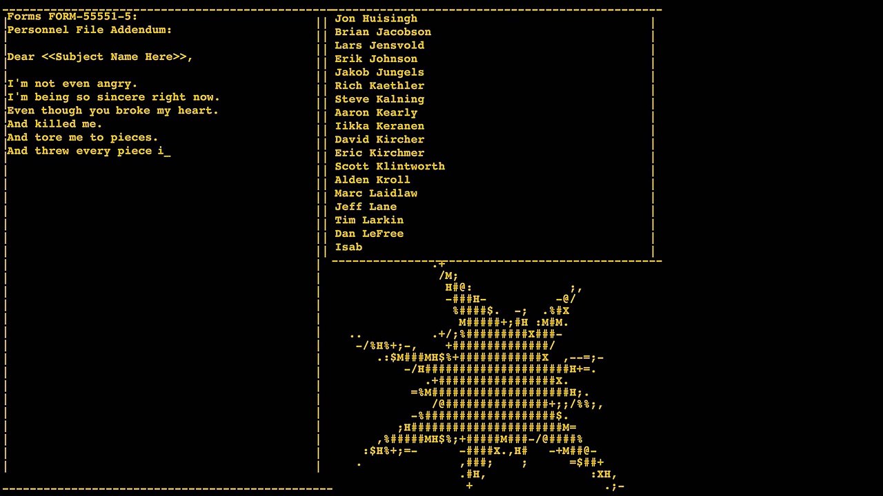 (1080p) Portal (GLaDOS) -  ending song (still alive)(lyrics)(1080p HD HQ High quaility)