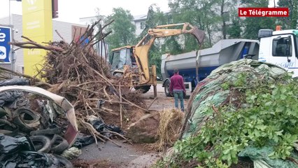 Quimper. Opérations coup-de-poing des agriculteurs cette nuit