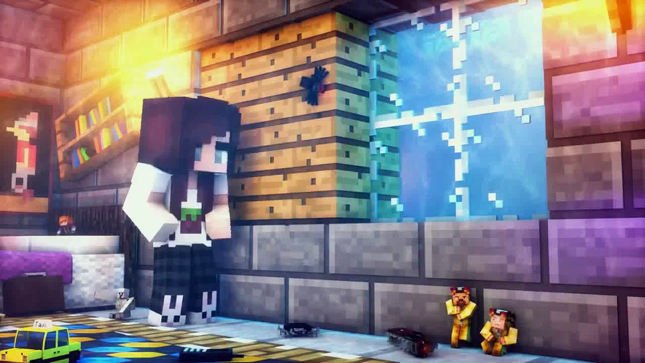 Minecraft Animation-A Aranha