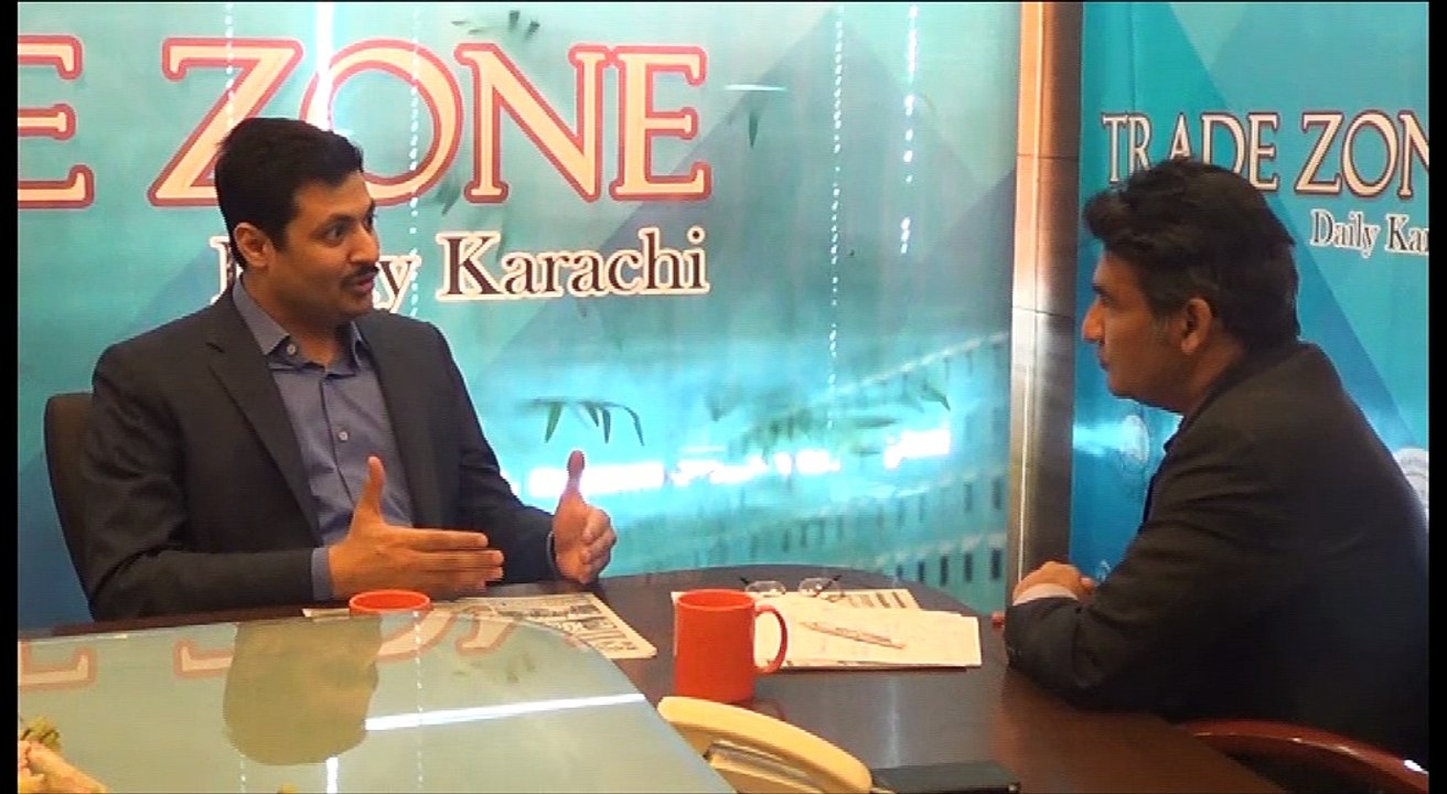 A.K Memon conducting forum M.Farhan Hanif (Chairman Crown Group) discussing topic Intellectual Property @TradeZone