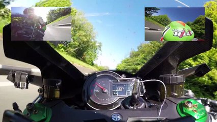 + de 320 au Tourist Trophy avec la Kawasaki H2R !