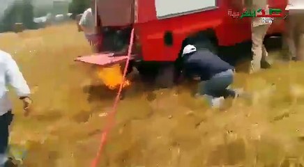 فضيحة الوقاية المدنية يشعلون النار و يفرون...