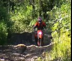 KTM 525 EXC-R Riding the Forests
