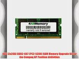 4GB [2x2GB] DDR2-667 (PC2-5300) RAM Memory Upgrade Kit for the Compaq HP Pavilion dv6646us