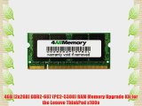 4GB [2x2GB] DDR2-667 (PC2-5300) RAM Memory Upgrade Kit for the Lenovo ThinkPad x100e