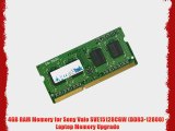 4GB RAM Memory for Sony Vaio SVE15128CGW (DDR3-12800) - Laptop Memory Upgrade