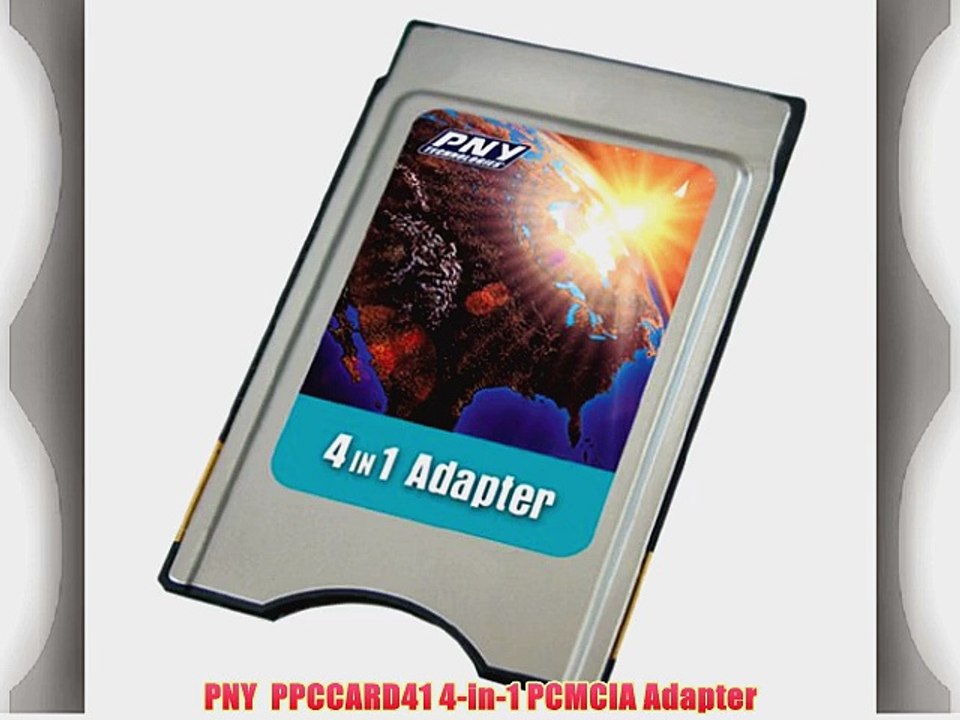 PNY  PPCCARD41 4-in-1 PCMCIA Adapter