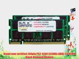 2GB 2X1GB RAM Memory for Toshiba Satellite L25-S1192 Black Diamond Memory Module DDR2 SO-DIMM