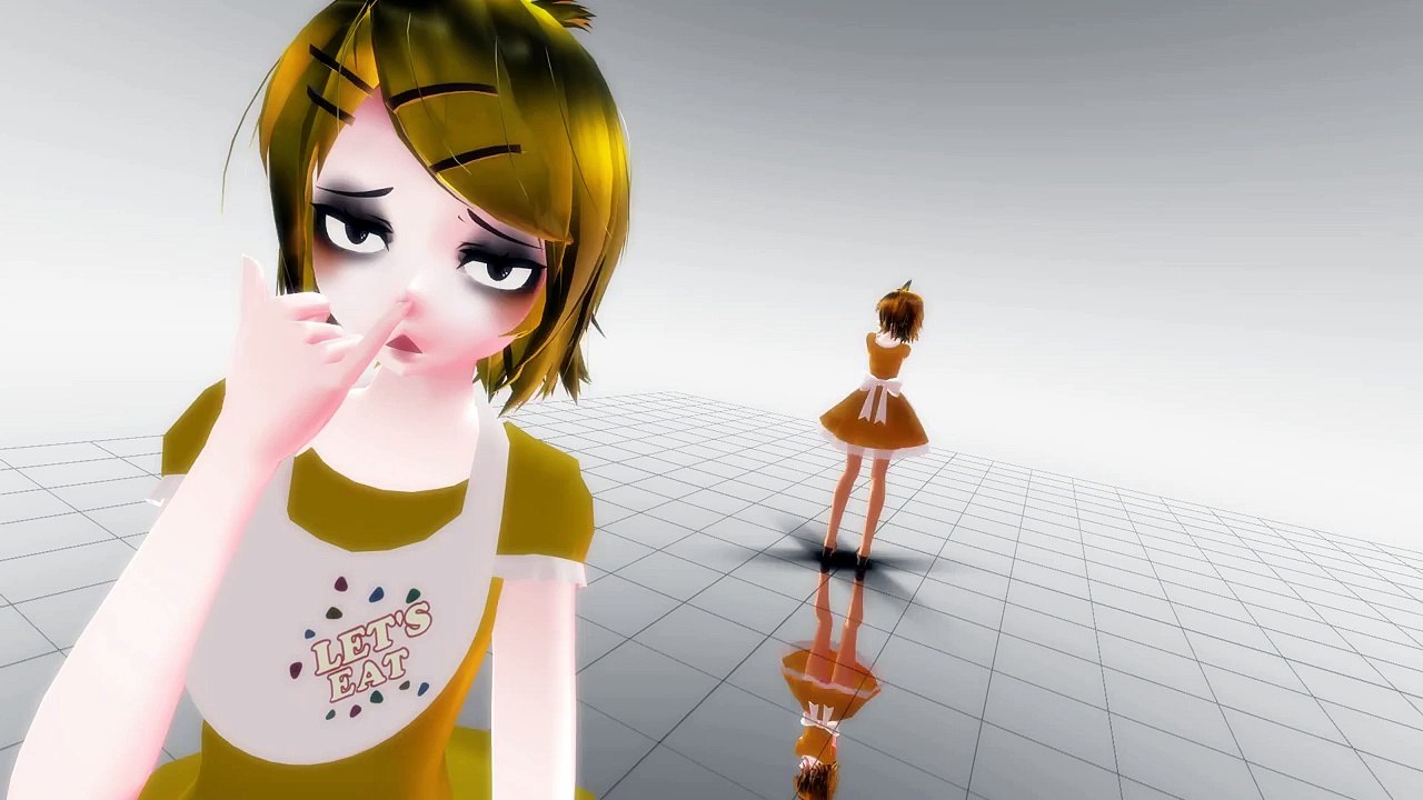 【MMD FNAF】Chica vs Toy Chica  Call me baby