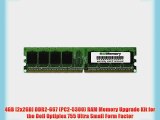 4GB [2x2GB] DDR2-667 (PC2-5300) RAM Memory Upgrade Kit for the Dell Optiplex 755 Ultra Small