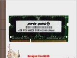 4GB DDR3 Laptop Memory for HP Pavilion dm1z Series PC3-10600 204 pin 1333MHz SODIMM RAM (PARTS-QUICK