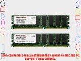 Komputerbay 2GB (2x1GB) DDR DIMM (184 PIN) 266Mhz DDR266 PC2100 FOR Biostar P4M80 Pro M7C 2