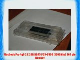 Macbook Pro 4gb 2 X 2GB DDR3 PC3-8500 (1066Mhz) 204 pin Memory
