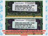4GB (2X2GB) Memory RAM for Apple MacBook Pro (Late 2006) Laptop Memory Upgrade - Limited Lifetime