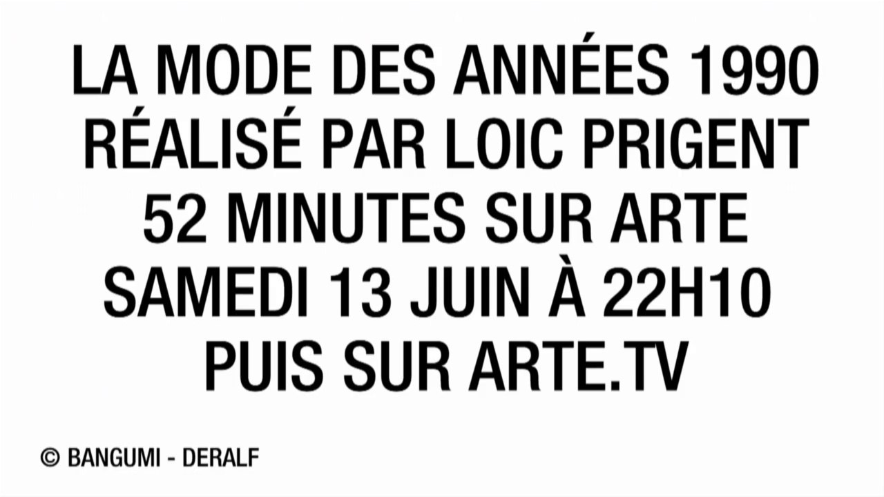 La mode des années 90 par Loïc Prigent #Minimal