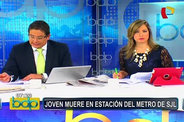 Joven muere en estación de Metro de Lima de SJL: familia denuncia que no recibió debido auxilio