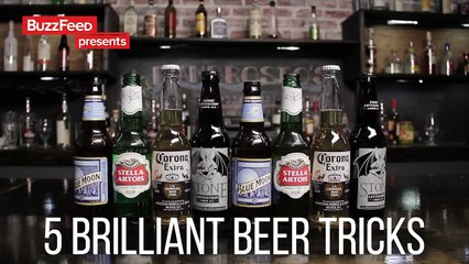 5 astuces bien cools à reproduire avec une Bière pour se la péter en soirée !