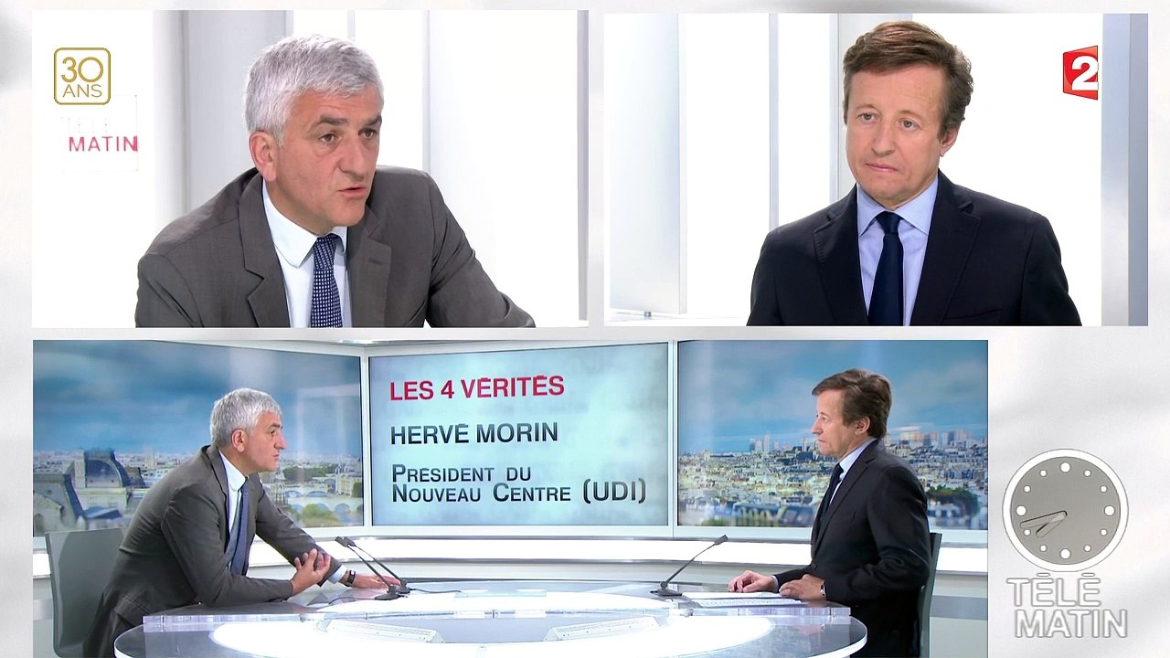 Les 4 Vérités : pour Hervé Morin, "toute division du premier tour nous amène à l'échec"