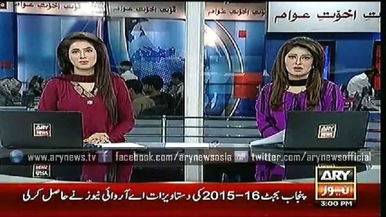 Headlines – 1500 – Friday – 12 – June – 2015