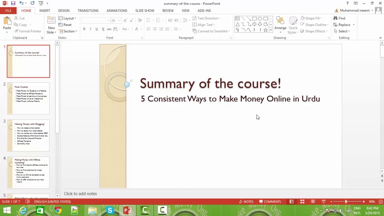 Make Money Summary