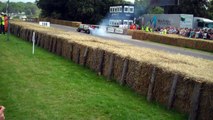 Bruno Senna burnout in Lotus F1 Car / Lewis Hamilton in McLaren MP4/1