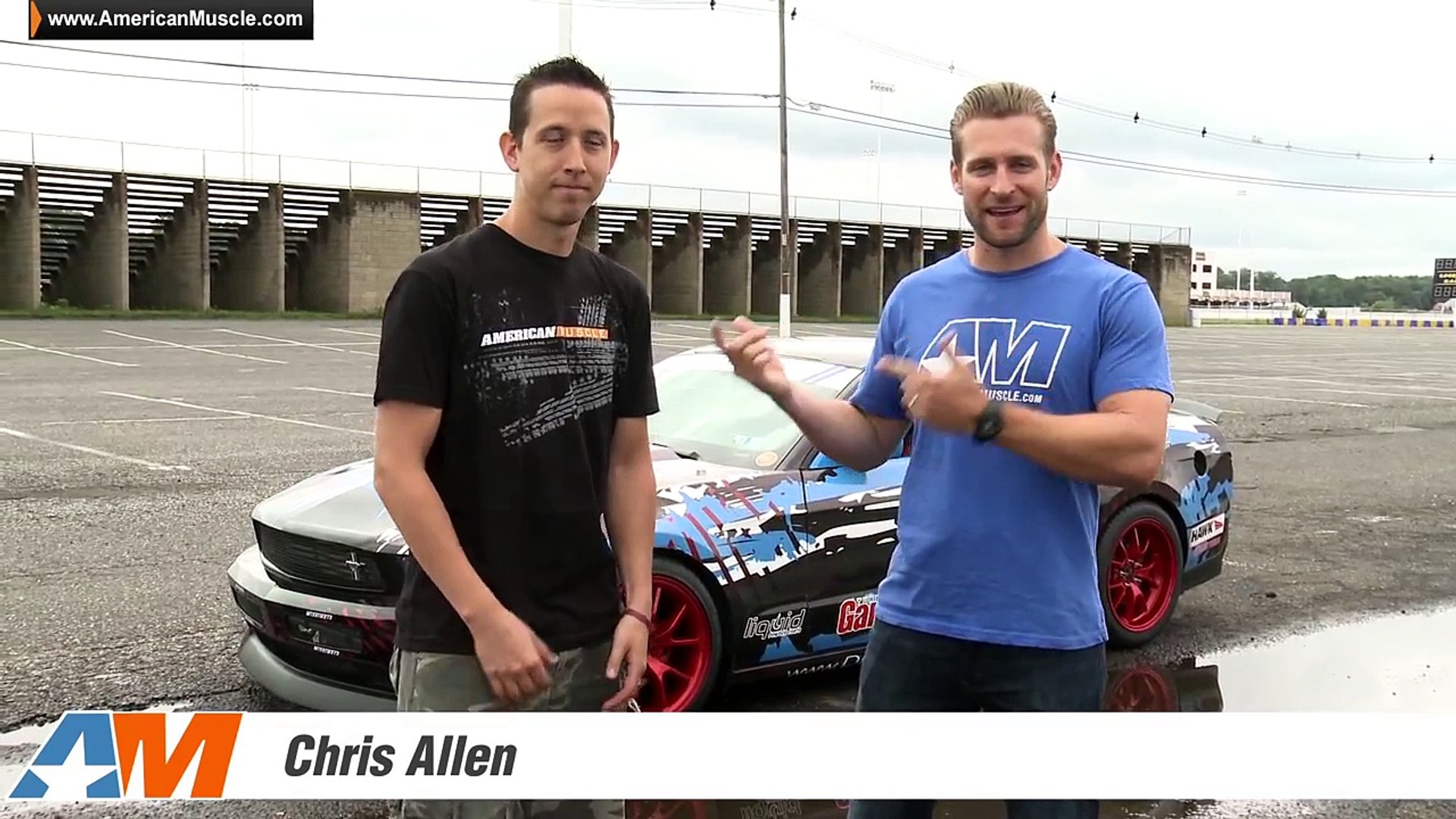 ⁣Insane Turbo Mustang Drifting! - AmericanMuscle 2015 Mustang Calendar Shoot