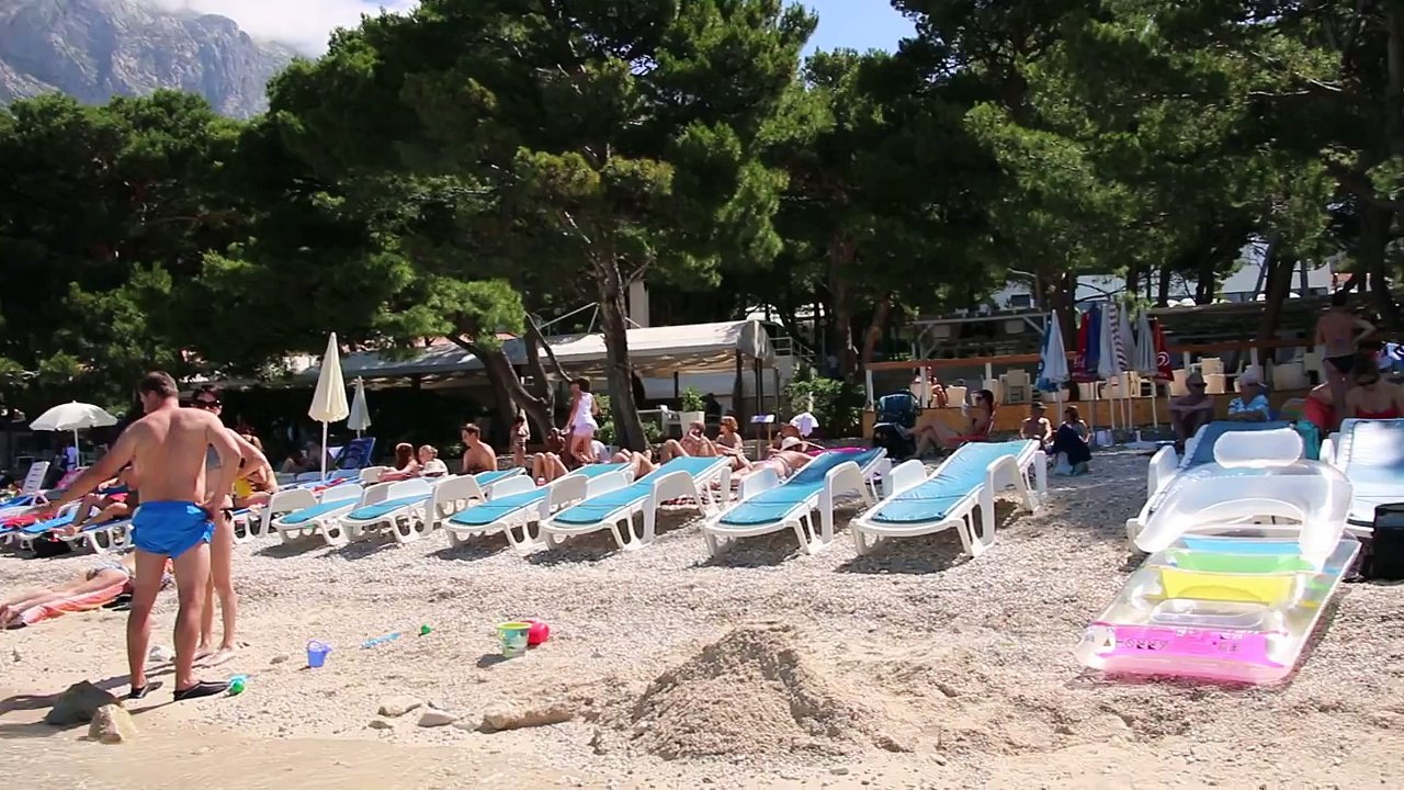 Croatia Baska Voda Beach  27.06.2014 Chorwacja Plaża