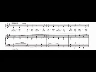 [choral music score] Ave Verum Corpus - Edward Elgar
