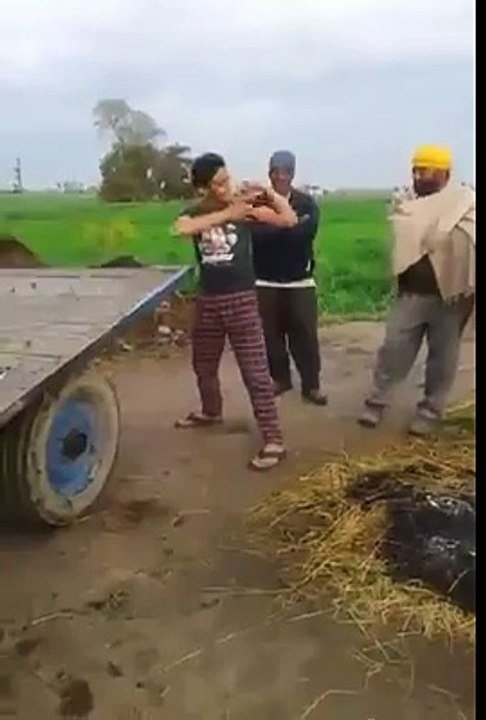 Kia kick hai bechara hahahahhahahahah