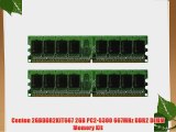 Centon 2GBDDR2KIT667 2GB PC2-5300 667MHz DDR2 DIMM Memory Kit