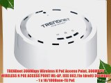 TRENDnet 300Mbps Wireless N PoE Access Point. 300MBPS WIRELESS N POE ACCESS POINT WL-AP. IEEE