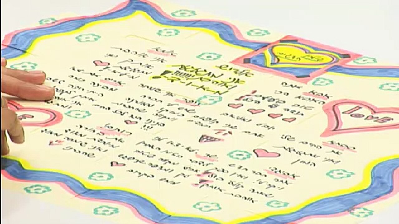 Shir Making A Best Wishes And Compliments Board