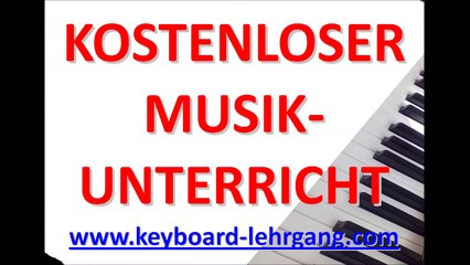 Keyboard, E-Piano online spielen lernen - Dreaming With The Stars - Sebastian Wegener