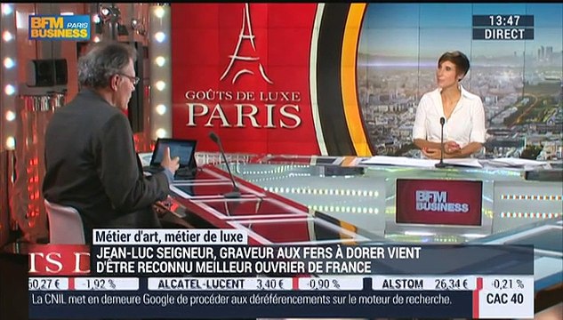 Métiers d'art, Métiers de luxe: graveur de fers à dorer, Jean-luc Seigneur - 12/06