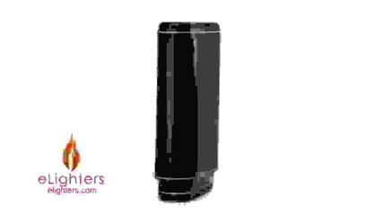 Visol 'Arnoldo' Black Leather Crushproof Cigar Case w- Interior Cedar Lining