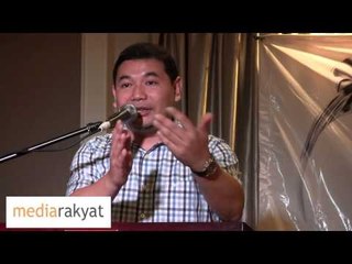 Rafizi Ramli: My Speech Is Specially Dedicated To Datin Seri Rosmah